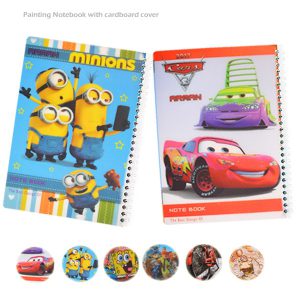 دفتر نقاشی 50 برگ پسرانه با جلد مقوایی